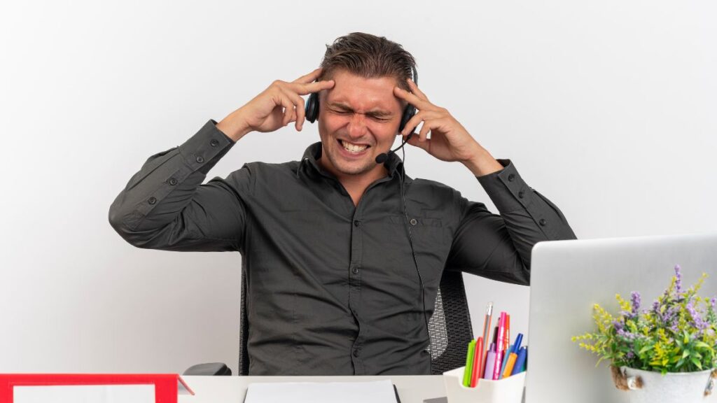 People who drown their mind in stress